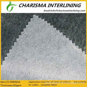 Charisma 100% dacron nonwoven interlining W8060A